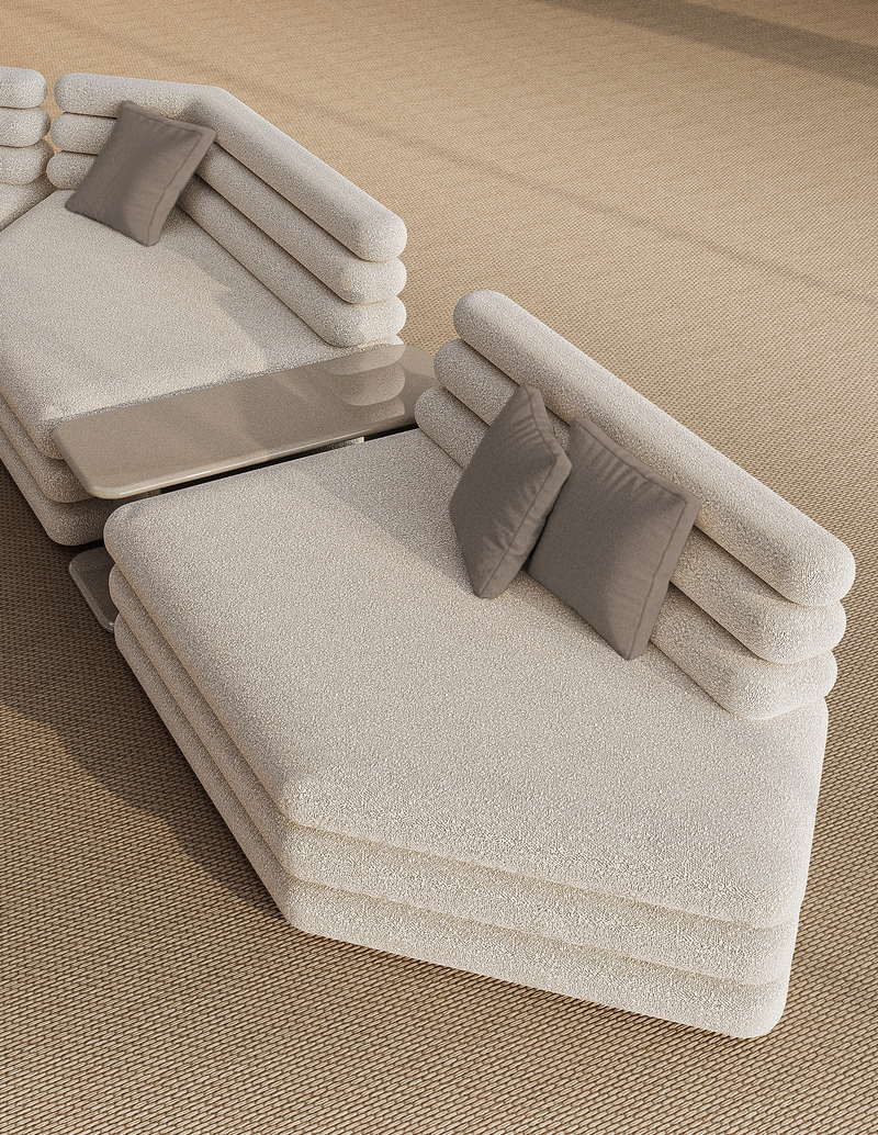 Yaze Modular Sofa detail
