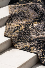 The Milky Way rug in Comet Black