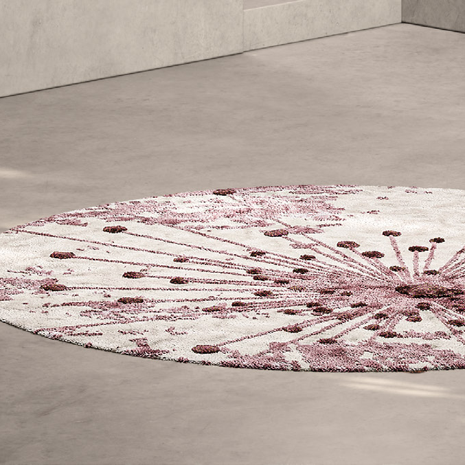Helios Starburst Rug Amethyst
