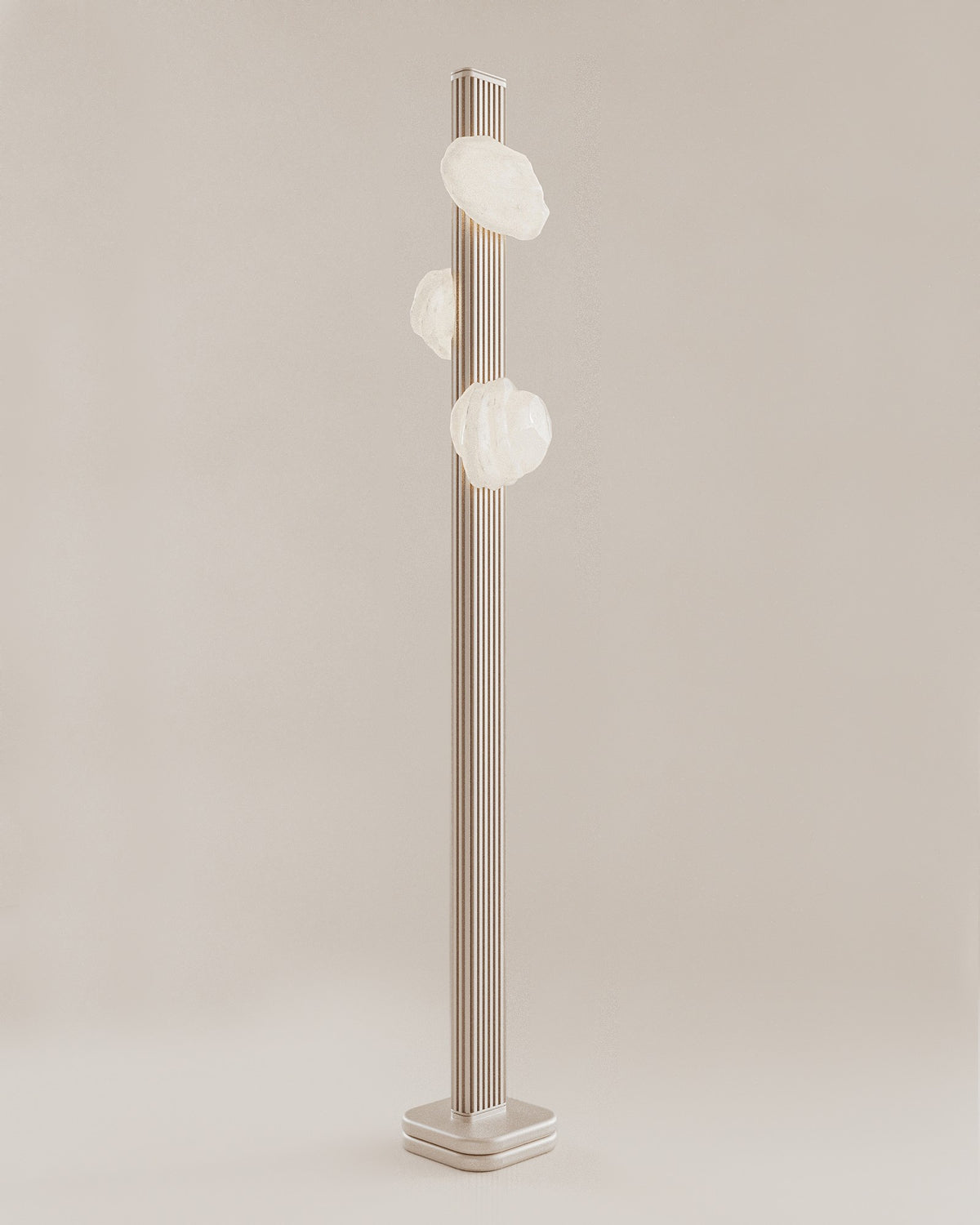 Lulua floor lamp, styled