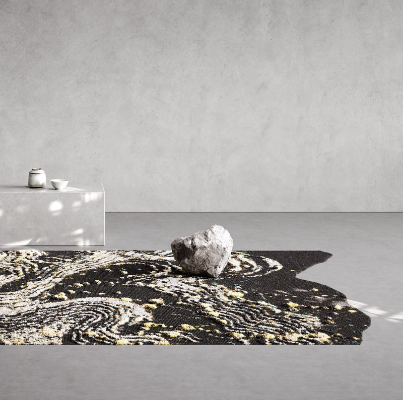 Velorum Milkyway Rug Comet Black