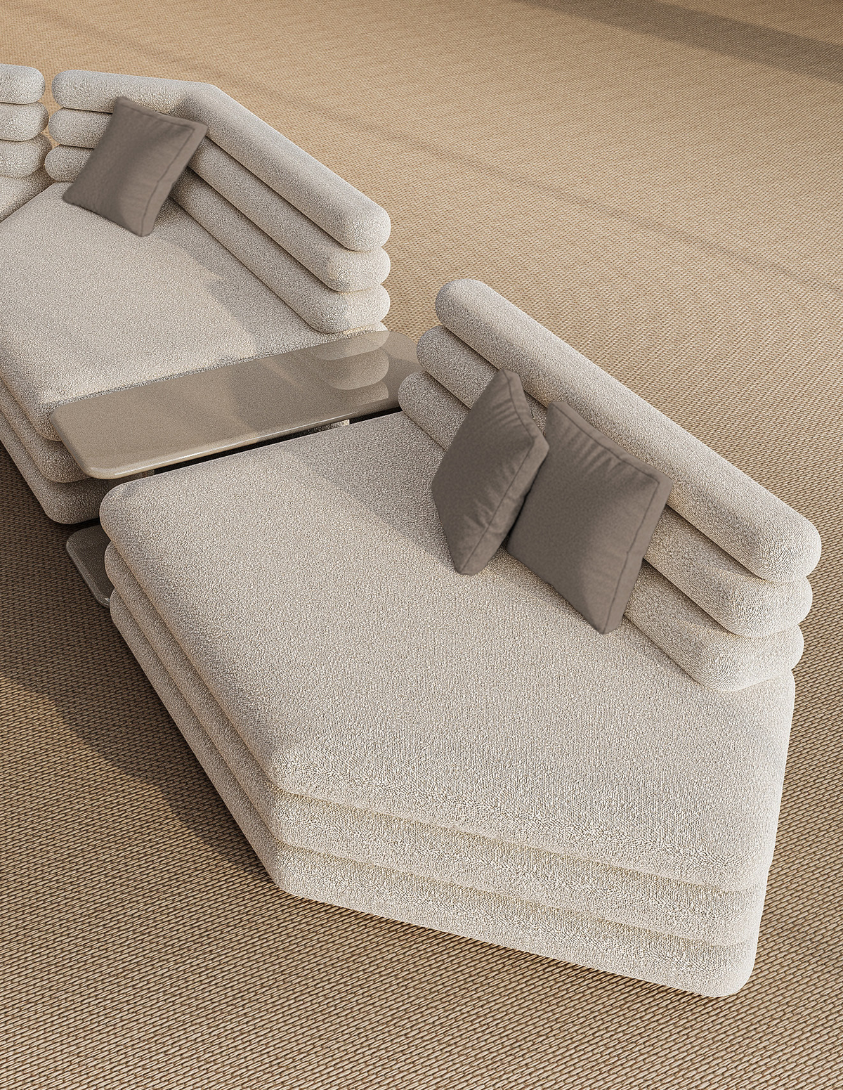 Yaze Modular Sofa detail
